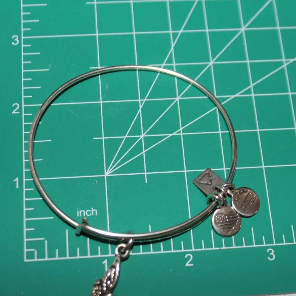 Alex and Ani Sterling Silver Butterfly Bracelet